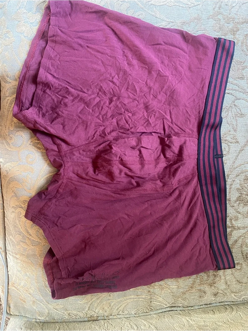 adidas Maroon and Black Boxer Briefs - 4 Pack Athletic Fit